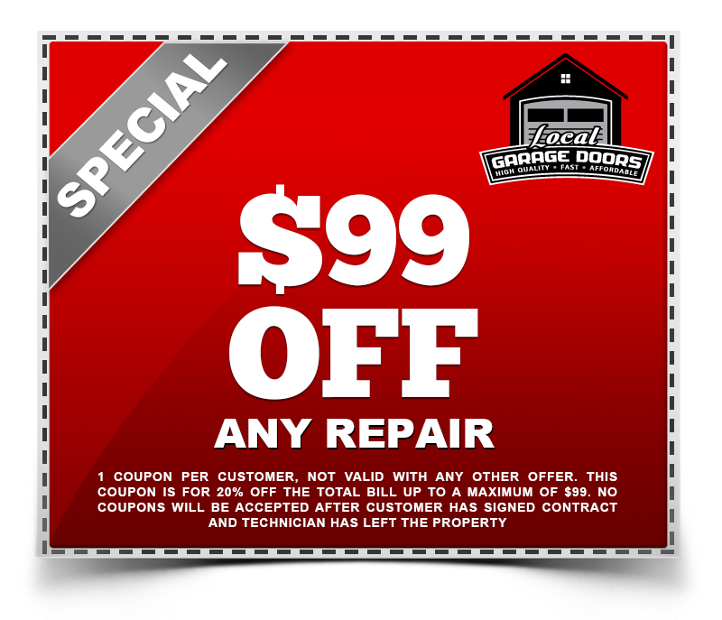 Garage door repair special offer