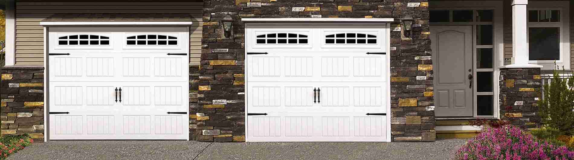 8100-Steel-Sonoma-White-CascadeII Wayne Dalton Garage Door
