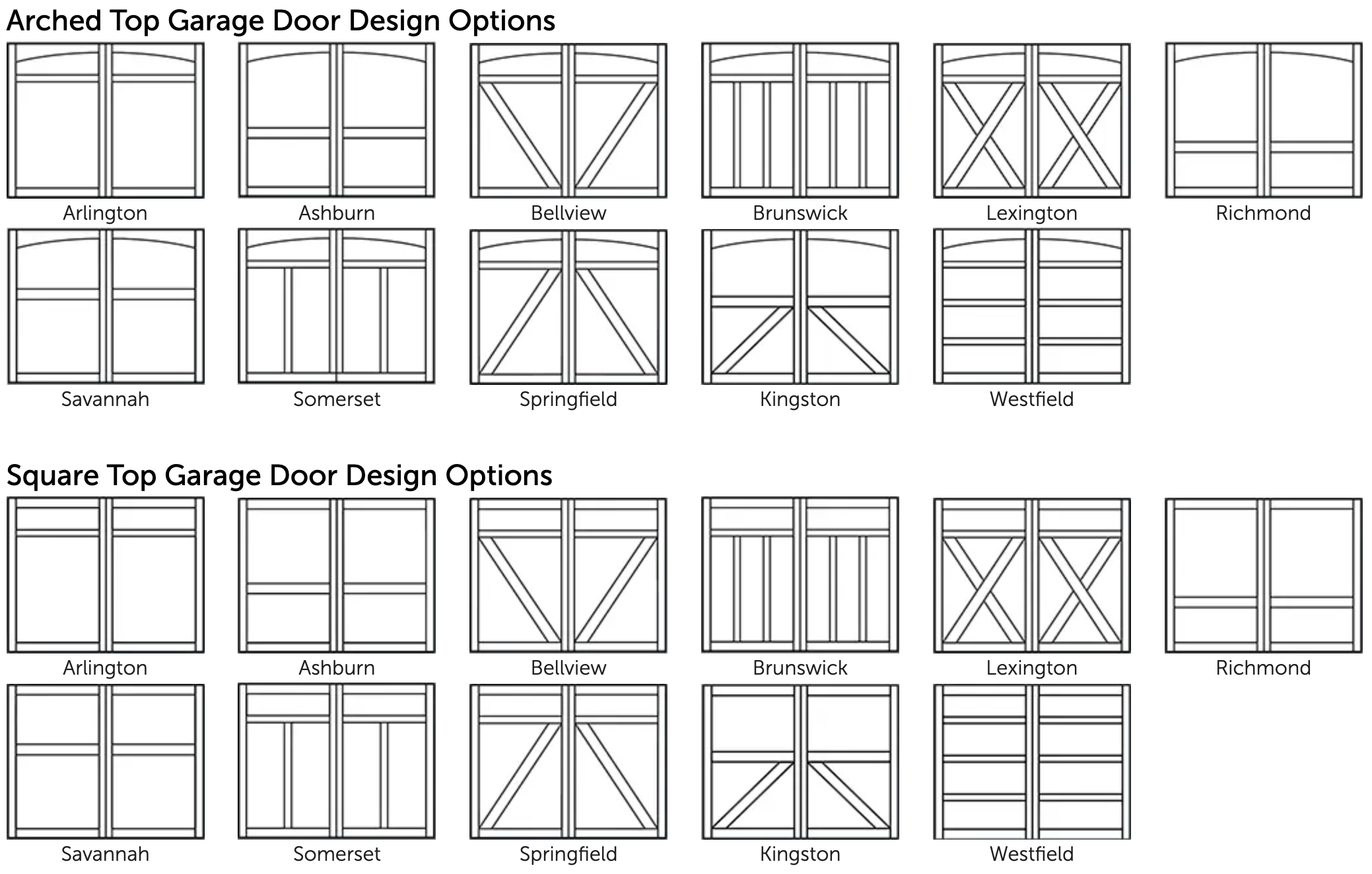 Screen Shot 2023-01-05 at 5.02.46 PM Wayne Dalton Carriage House Style Garage Door Collection Design Options