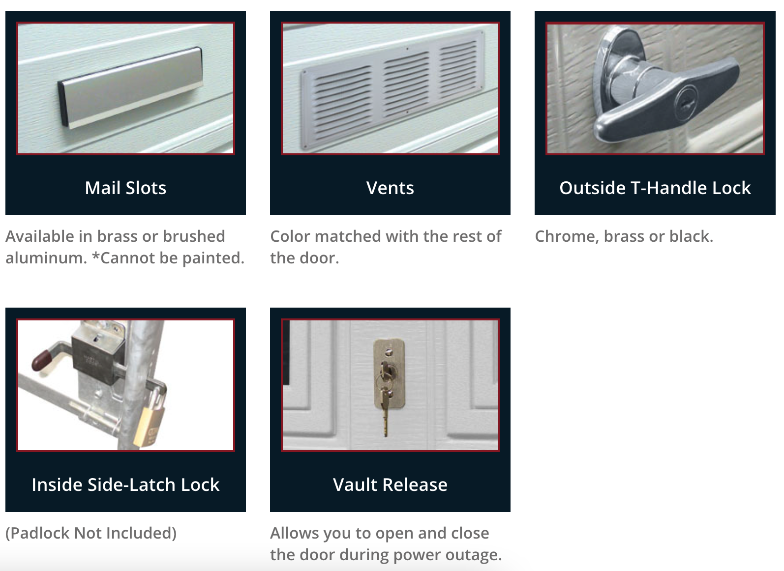 Screen Shot 2023-01-08 at 9.48.19 AM Martin Garage Door Additional Options