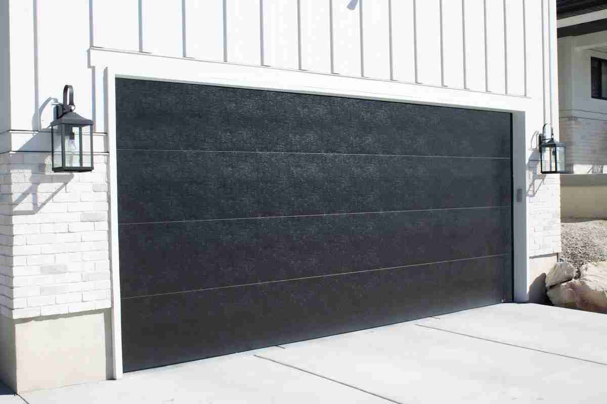 cornerstone-flush-black Martin Cornerstone Garage Door Collection