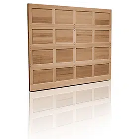 Local Garage Doors offers raised panel wood garage doors