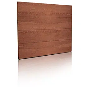 Local Garage Doors offers solid panel wood garage doors