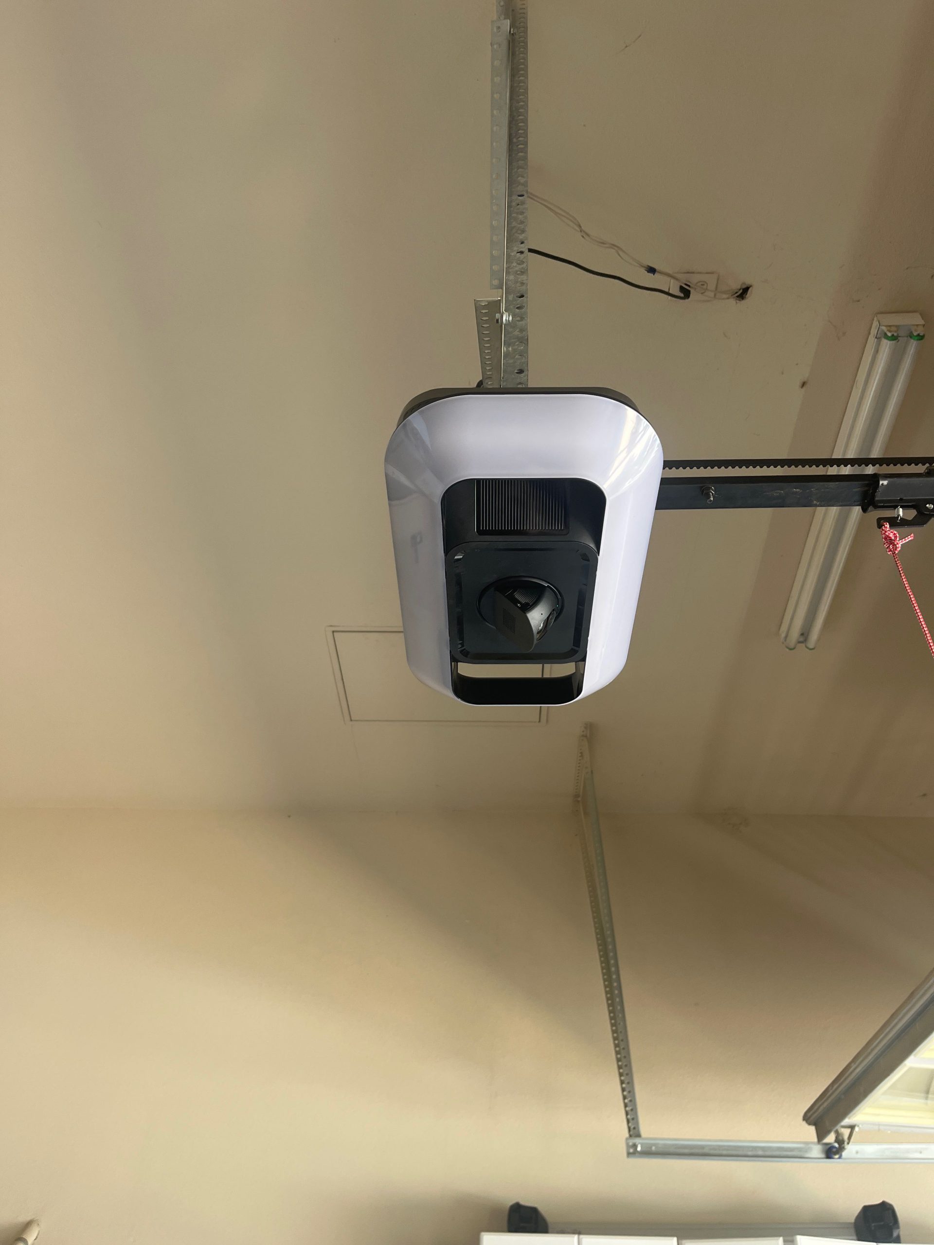 Local Garage Doors installed a LiftMaster 87504 garage door opener in Stanton-CA Garage door hinges installed on a residential garage door in Stanton-CA